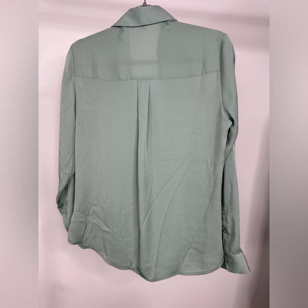 Express Green Button Down - image 2
